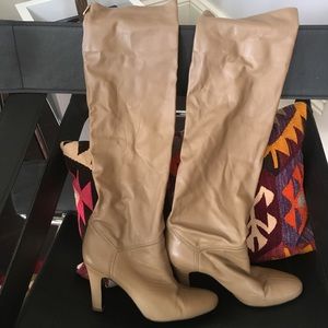Stella McCartney knee high tan boots